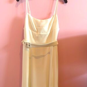 Gorgeous designer white midi dress